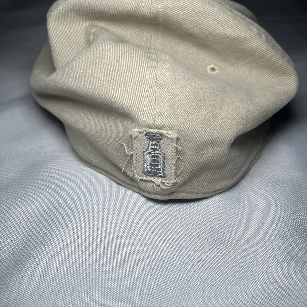 Old Time Hockey Detroit Red Wings Hat Beige 2008 Stanley Cup Champions Vtg Cap